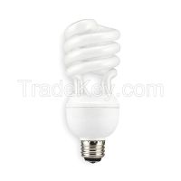 LUMAPRO 2CUU9 Screw-In CFL, Non-Dimmable, 2700K, 12W