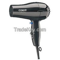 CONAIR 247BW Hairdryer, Handheld, Black, 1875 Watts