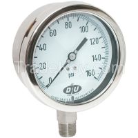 DURO 42070633CERT D7959 Pressure Gauge 0 to 160 psi 4-1/2In