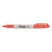 SHARPIE  30002    Permanent Marker, Fine, Red, PK12