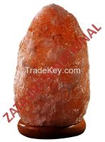 Himalayan Rock Salt Lamps Natural Ionizer 1.8 to 2.3 Kg 6ft Cord Bulb w Base