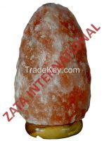 Himalayan Rock Salt Lamps Natural Ionizer 9 to 11 Kg 6ft Cord Bulb w Base