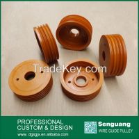 Wire guide bakelite pulley for wire drawing machine