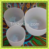 Chakra Tuned Quartz Crystal Singing Bowls