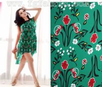 75D polyester printed fabric|high twist habijabi fabric for dress DF-021