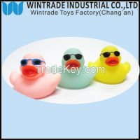 custom floating rubber bath duck toy