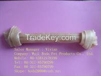 Natural Rawhide Knotted Bone