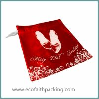 satin drawstring shoes bag satin dust bag