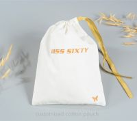 customized cotton drawstring gift bag