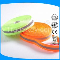 orange silver orange or yellow silver yellow reflective ribbon for clothing 