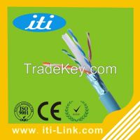 24AWG Cat6 FTP Network Cable with CE/ISO/ROHS Approved FTP CAT6 LAN Cable