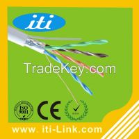 305m pvc cable lan ftp cat5e cable bc cu cca ccs material ftp cat5e cable