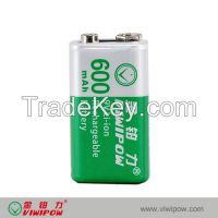 AAA 9V 600mAh Ni-MH Battery Rechargeable Battery for Electronic Toys (VIP-9V-600)  