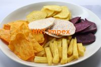 VACUUM FRIED BANANA CHIPS, SWEET POTATO CHIPS, TARO CHIPS