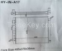 Auto aluminum radiator with competitive price and high quality