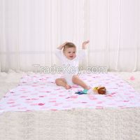 LAT double-layer 100% cotton muslin cozy blanket