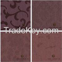 Embossed PVC wallpaper for decoration