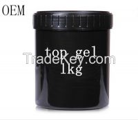 factory direct supplier professional UV top coat nail gel 1 kg