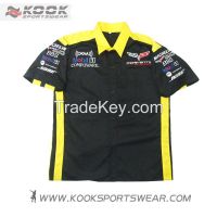 Dye sublimation custom motor racing shirts racing shirts