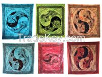 Handicrunch | Indian Dragon hippy ethnic wall hanging Tapestry  