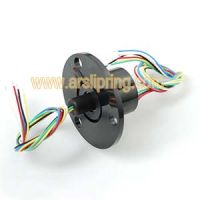 Slip Ring with Flange - 22mm Diameter, 6 Wires, 240V @2A