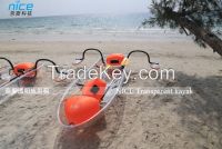 Clear polycarbonate kayak canoe