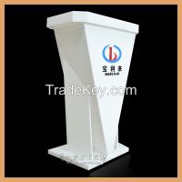White Color Acrylic Podium, Acrylic Podium