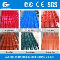 Synthetic resin roof tile, good UV protection and weather-resistant, high impact strength