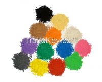 colorful EPDM rubber granules for flooring