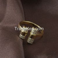 Smooth &amp; Charming Open Ring  925 Sterling Silver Ring