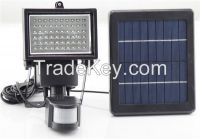 60LED Solar Steet Lamp PIR Motion Sensor Lights 100% Solar Powered Outdoor Emergency Lighting Security Wall Spot Light luminaria