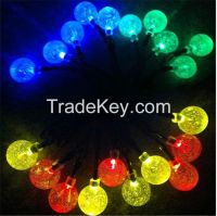 20LED Solar Bubble Ball String Light Outdoor Garden LED Lamps Solar Power Panel Christmas Party Festival Decoration LED