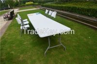 8FT Fold-in-Half Rectangular Table