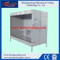 China Hot Selling Manual Powder Coating Spray Booth