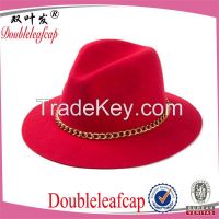 Wholesale Wide Brim Felt Hat/100% Wool Felt Hat Fashion Custom Wool Fe