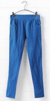 Women Plain Banded Colored Pants- Pants Expert