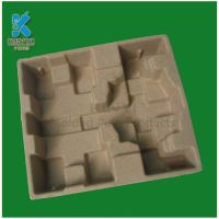 Recyclable Customized Molded Paper Pulp Router Packaging Trays