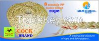 Professionally produce 8 strands pp / polypropylene braided rope diameter 18.0mm to 100.0mm