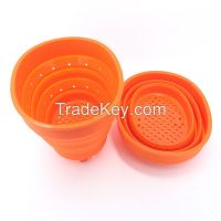 Silicone Strainer Basket for Vegetable/Fruit 