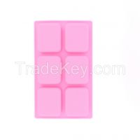 Reusable Rectangle Silicone Mold Craft Cake Pudding Bakeware 