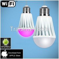 smart lighting wifi led lights bulb IOS Android APP system