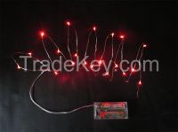 20L Red color LED Copper Wire String Light