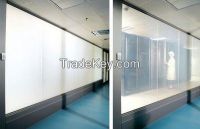 customised smart switchable  laminated glass(TPT)