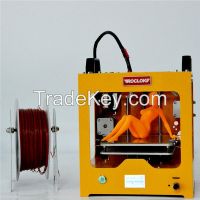 Hot sale! Professional DD2 extruder Mini type family/school use desktop 3D printer machine for metal