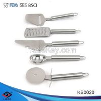 5pcs popular and luxurious stainless steel cooking kitchen tools