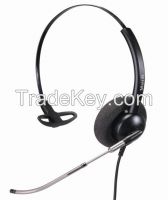 Light Weight Design Telephone Headset With Multiple connecter choices