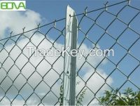 Chain link fence diamond wire mesh