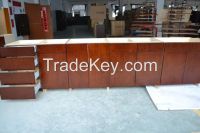 Bamboo veneer kitchen cabinet