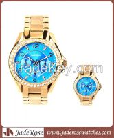 2015 newest stainless steel watch with charm and fashion