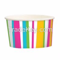 8 oz Wholesale Paper Ice Cream Cups / Party Supplies 1,000ct ( Free ship )